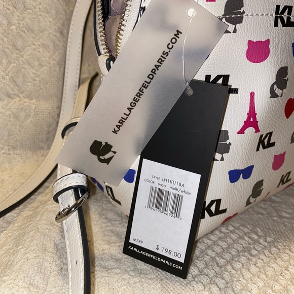 NWT Karl Lagerfeld medium size backpack - Picture 2 of 5